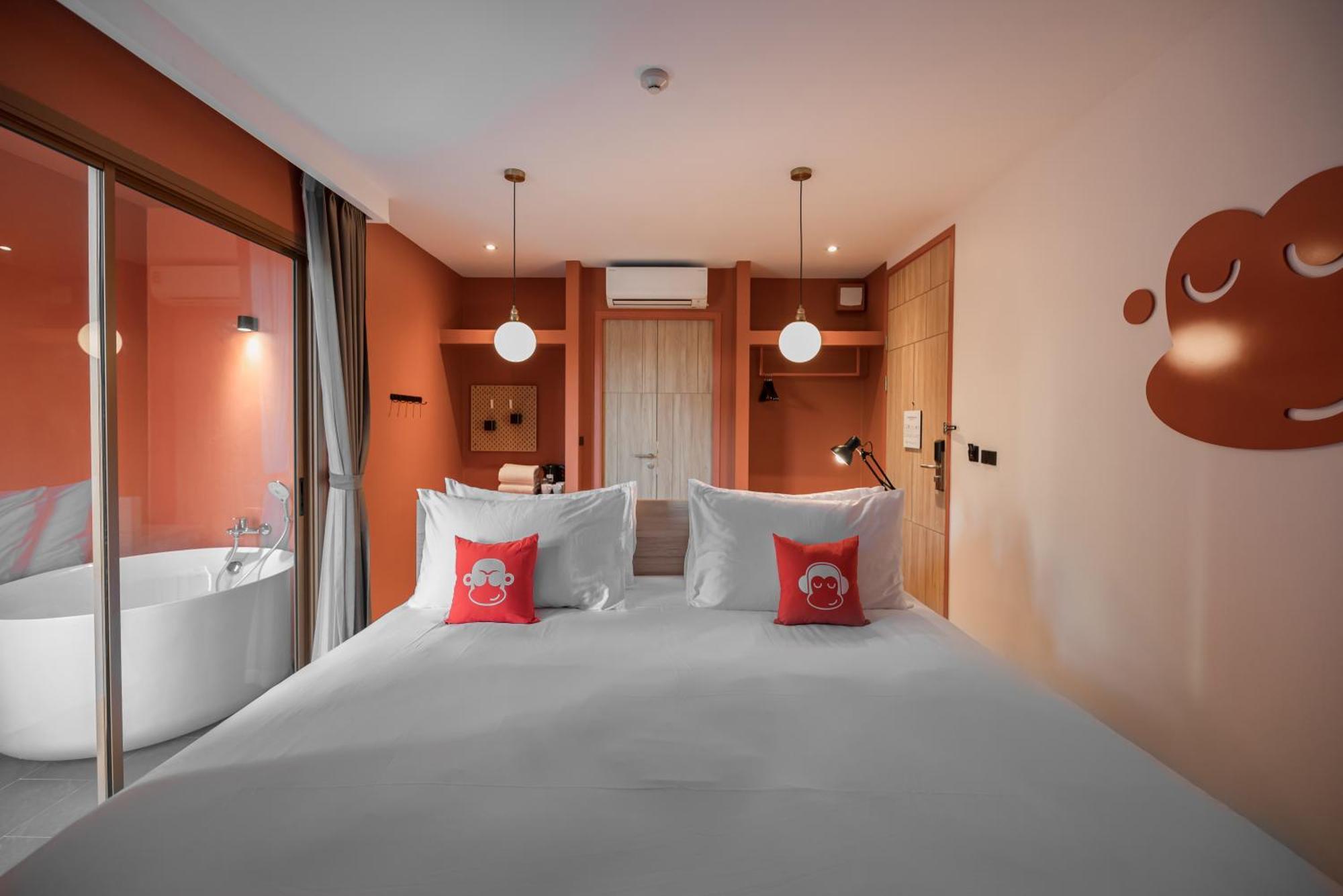 Blu Monkey Hub And Hotel Bangsaen Rum bild